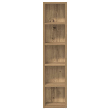 CD Cabinets 2 pcs 21x16x93,5 cm Engineered Wood Artisan oak