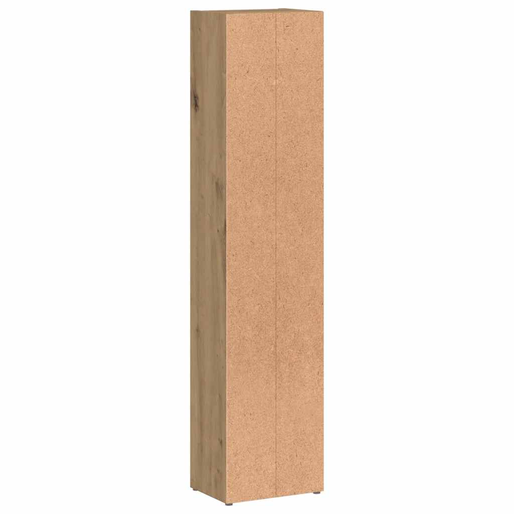 CD Cabinets 2 pcs 21x16x93,5 cm Engineered Wood Artisan oak
