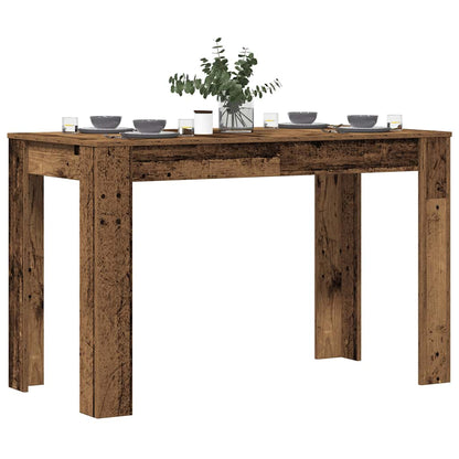 Dining Table 120x60x76 cm Engineered Wood Old wood