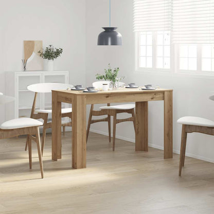 Dining Table 120x60x76 cm Engineered Wood Artisan oak
