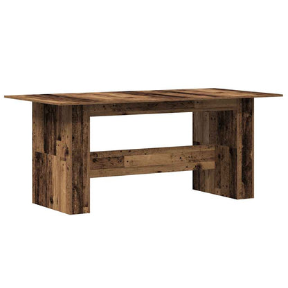 vidaXL Dining Table Old Wood 180x90x76 cm Engineered Wood 2
