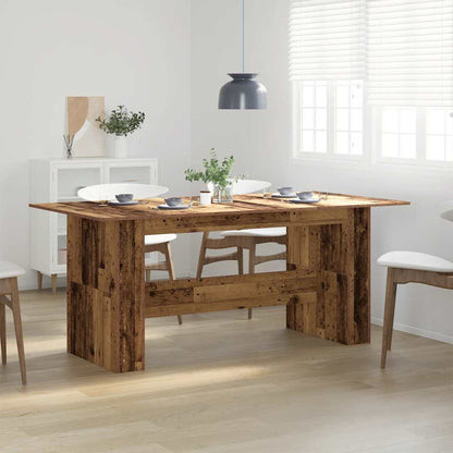 vidaXL Dining Table Old Wood 180x90x76 cm Engineered Wood 3