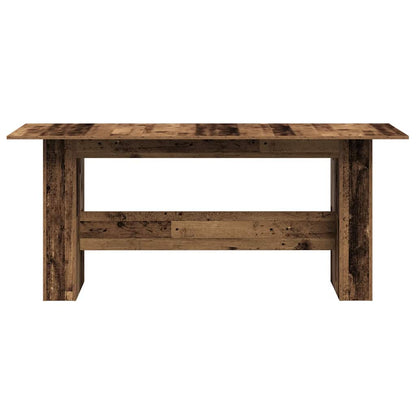 vidaXL Dining Table Old Wood 180x90x76 cm Engineered Wood 4