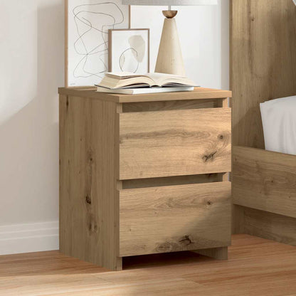 Bedside Cabinet 30x30x40 cm Engineered Wood Artisan oak 2