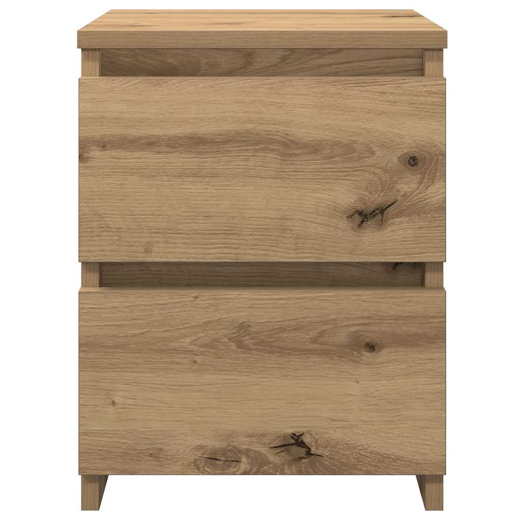 Bedside Cabinet 30x30x40 cm Engineered Wood Artisan oak 2