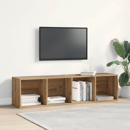 TV Cabinet 120x34x37 cm Engineered Wood Artisan oak