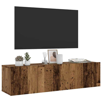 TV Cabinet 120x30x30 cm Engineered Wood Old wood