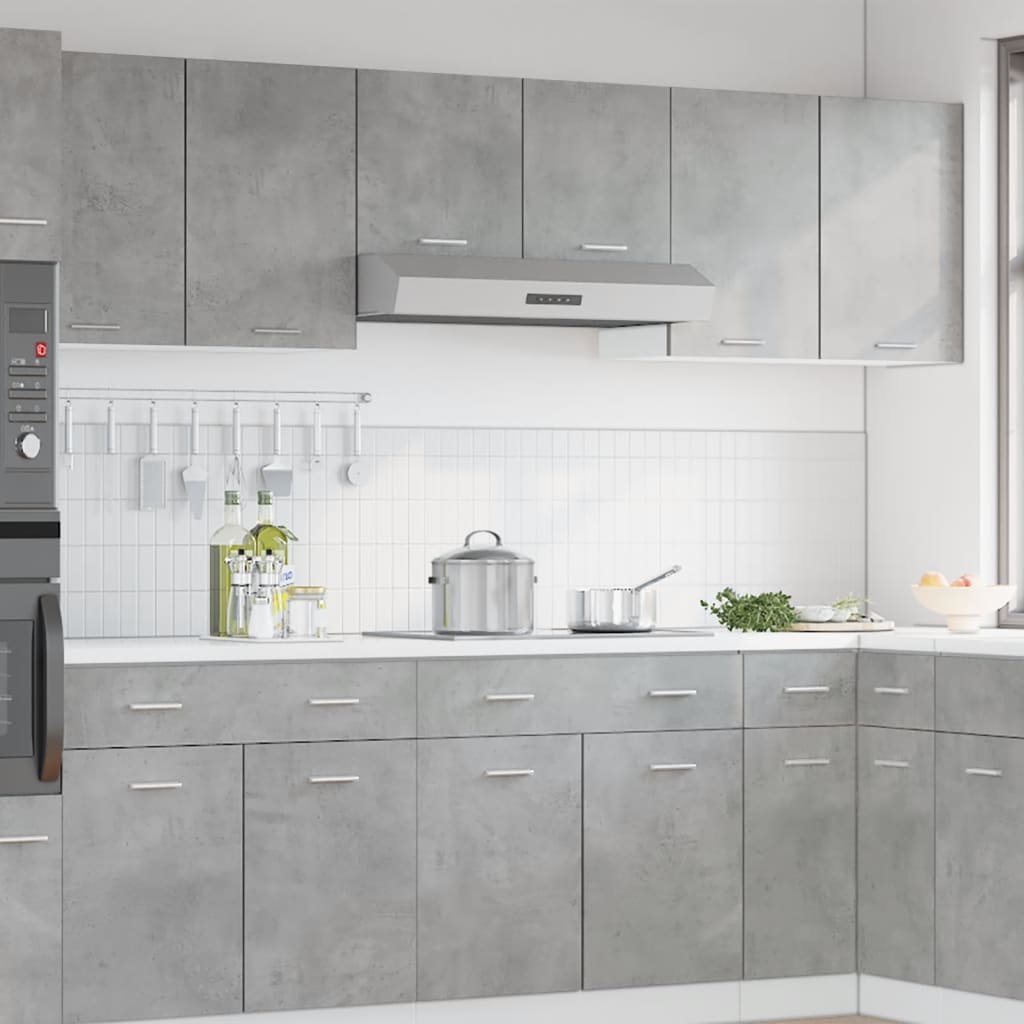 Hanging Cabinet "Lyon" 39.5x31x60 cm Concrete Grey 1x hanging cabinet (2 doors) 80 cm wide 60 cm high