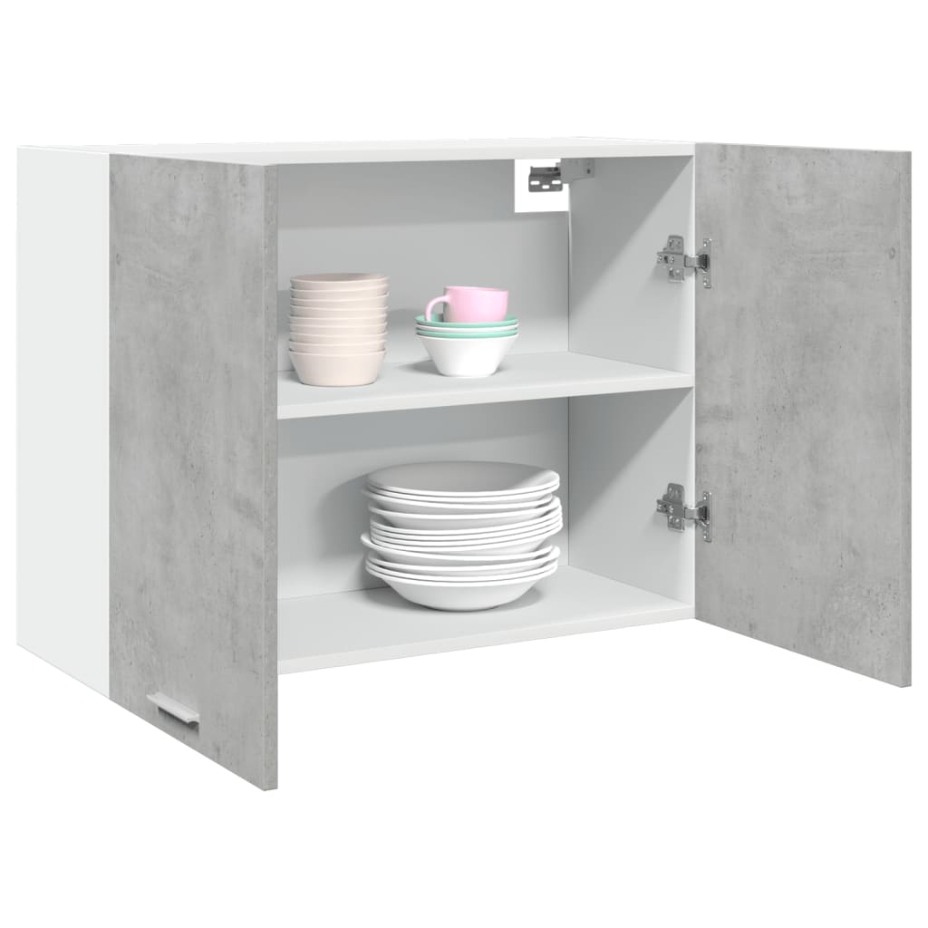 Hanging Cabinet "Lyon" 39.5x31x60 cm Concrete Grey 1x hanging cabinet (2 doors) 80 cm wide 60 cm high