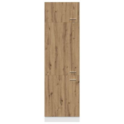 vidaXL Refrigerator Cabinet "Lyon" Artisan Oak 60x57x207 cm 6