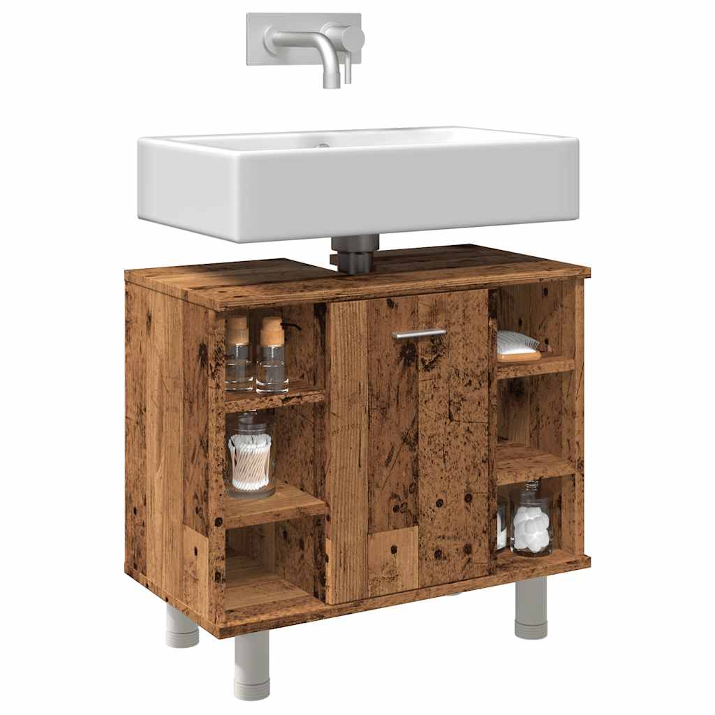 Bathroom Cabinet 60x32x53,5 cm Engineered Wood Old wood