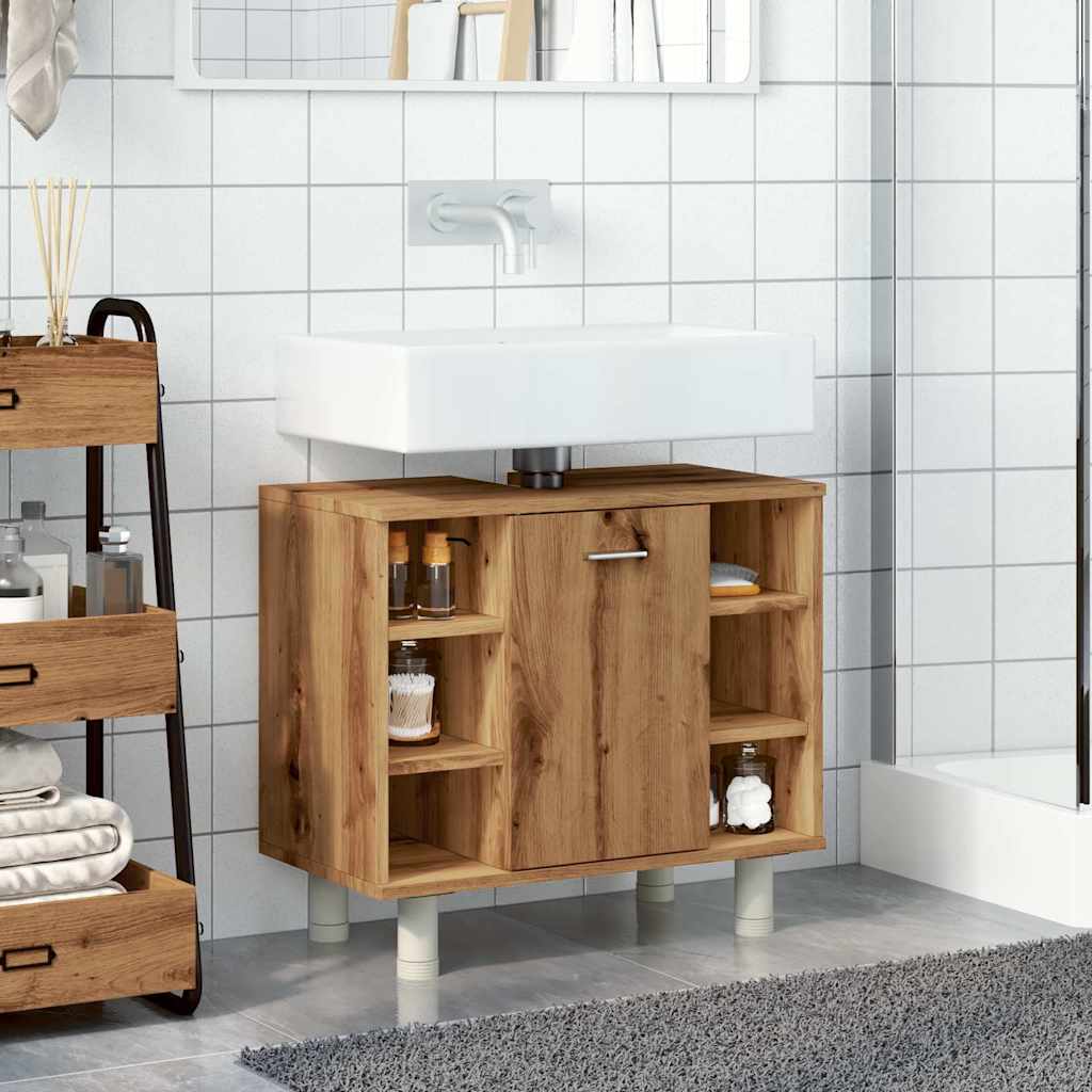 Bathroom Cabinet 60x32x53,5 cm Engineered Wood Artisan oak