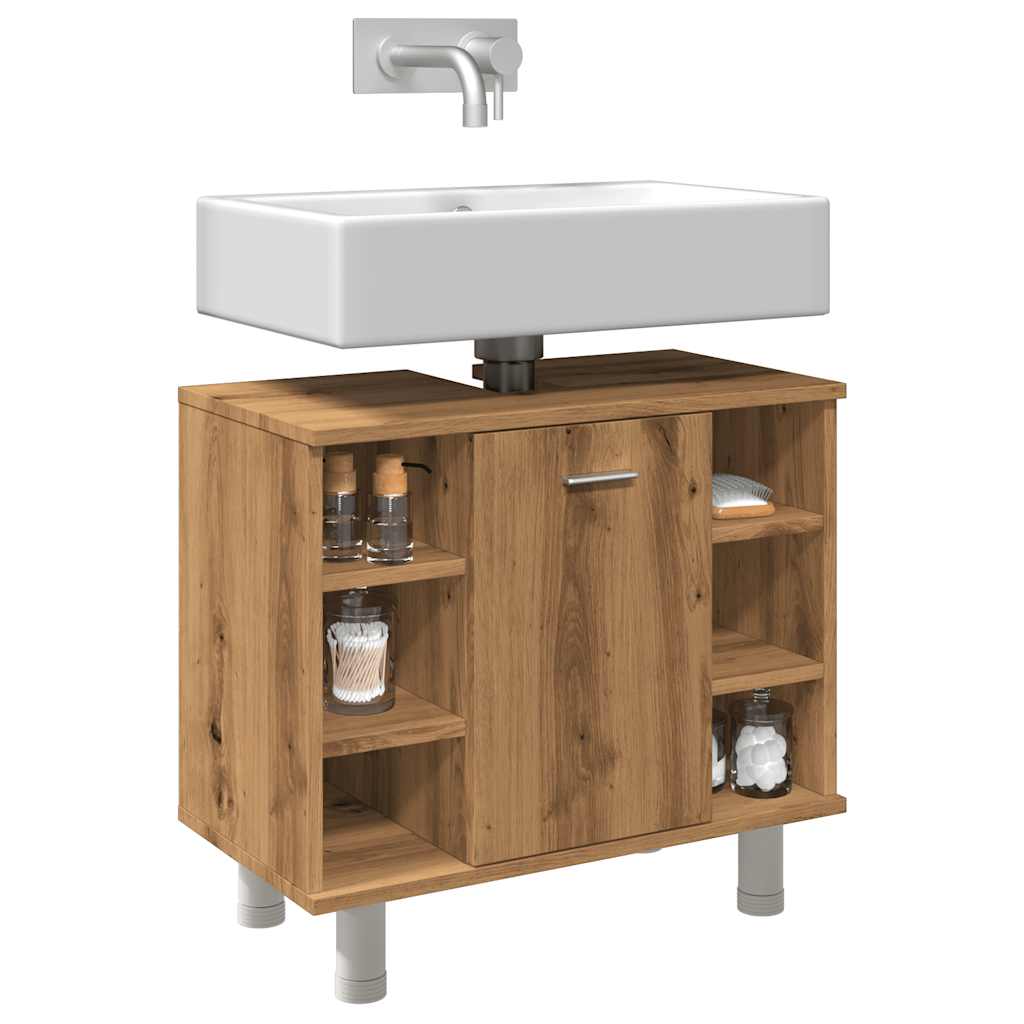 Bathroom Cabinet 60x32x53,5 cm Engineered Wood Artisan oak