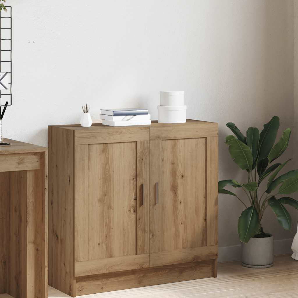 Book Cabinet 82.5x30.5x80 cm Engineered Wood Artisan oak