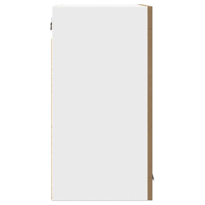 Hanging Glass Cabinet "Lyon" 40x31x60 cm Artisan Oak 1x hanging glass cabinet (2 doors) 60 cm wide 60 cm high