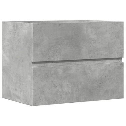 Sink Cabinet 60x38.5x45 cm Engineered Wood Concrete grey