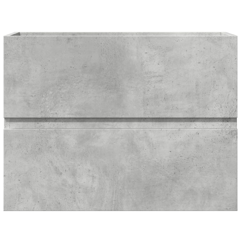 Sink Cabinet 60x38.5x45 cm Engineered Wood Concrete grey