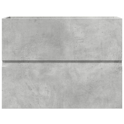 Sink Cabinet 60x38.5x45 cm Engineered Wood Concrete grey