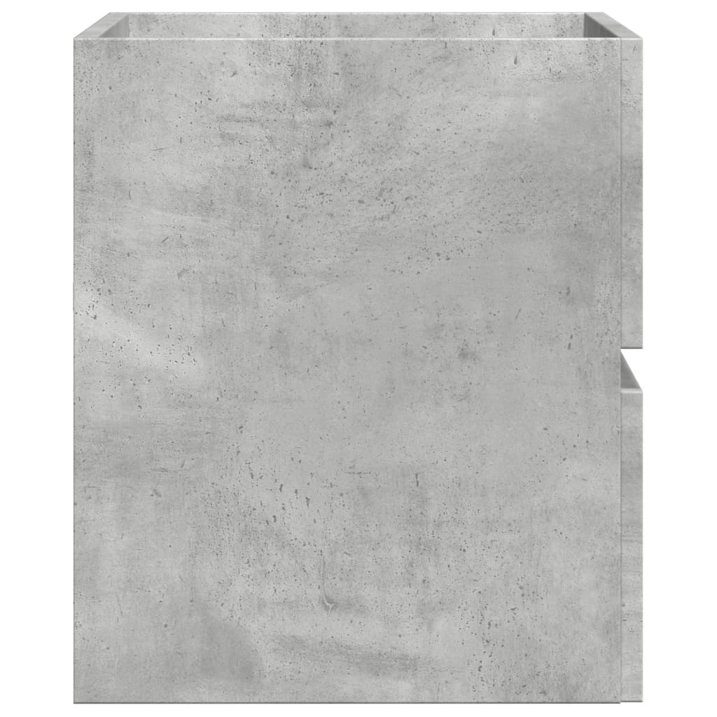 Sink Cabinet 60x38.5x45 cm Engineered Wood Concrete grey