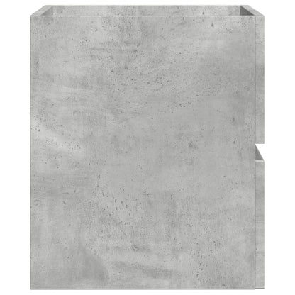 Sink Cabinet 60x38.5x45 cm Engineered Wood Concrete grey