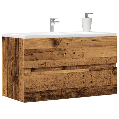 Sink Cabinet 90x38.5x45 cm Engineered Wood Old wood