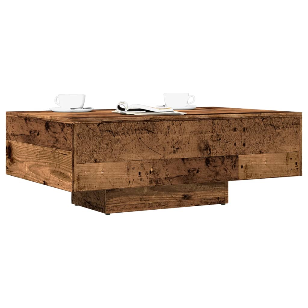 Coffee Table Engineered Wood Depth 55 cm Old wood 85 cm