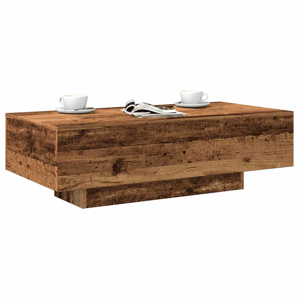 Coffee Table 100x49,5x31 cm Engineered Wood Old wood