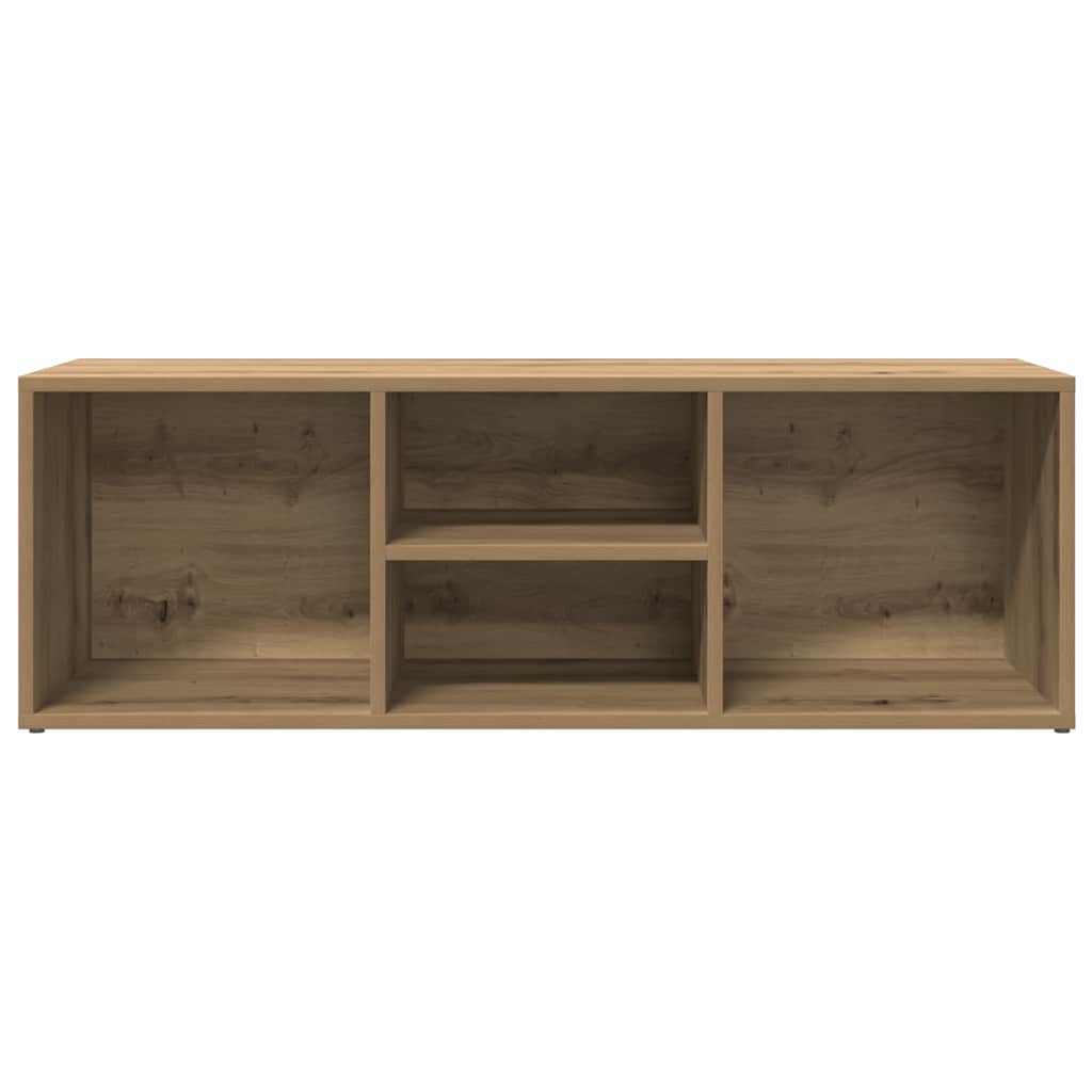 Shoe Storage Bench 102x35x35 cm Engineered Wood Artisan oak