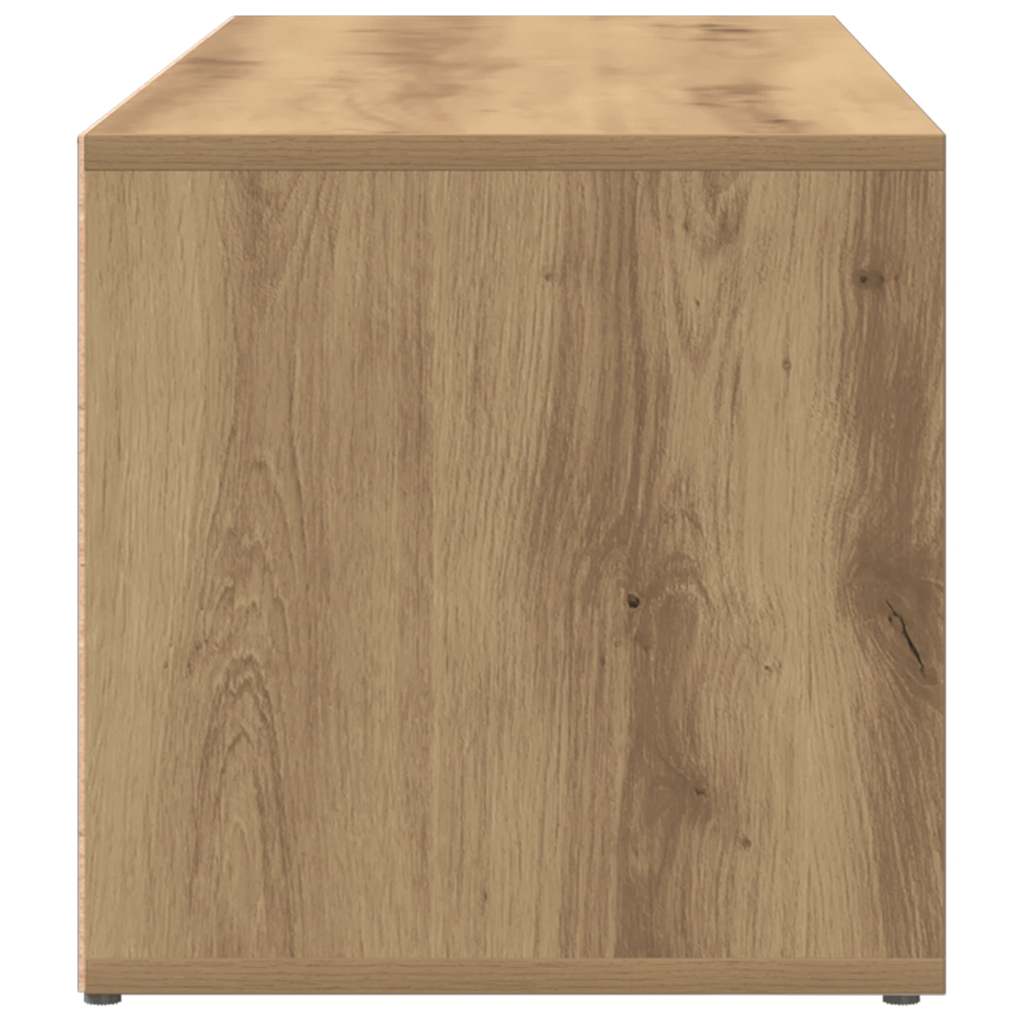 Shoe Storage Bench 102x35x35 cm Engineered Wood Artisan oak