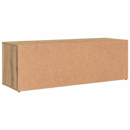 Shoe Storage Bench 102x35x35 cm Engineered Wood Artisan oak