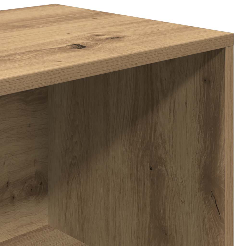 Shoe Storage Bench 102x35x35 cm Engineered Wood Artisan oak