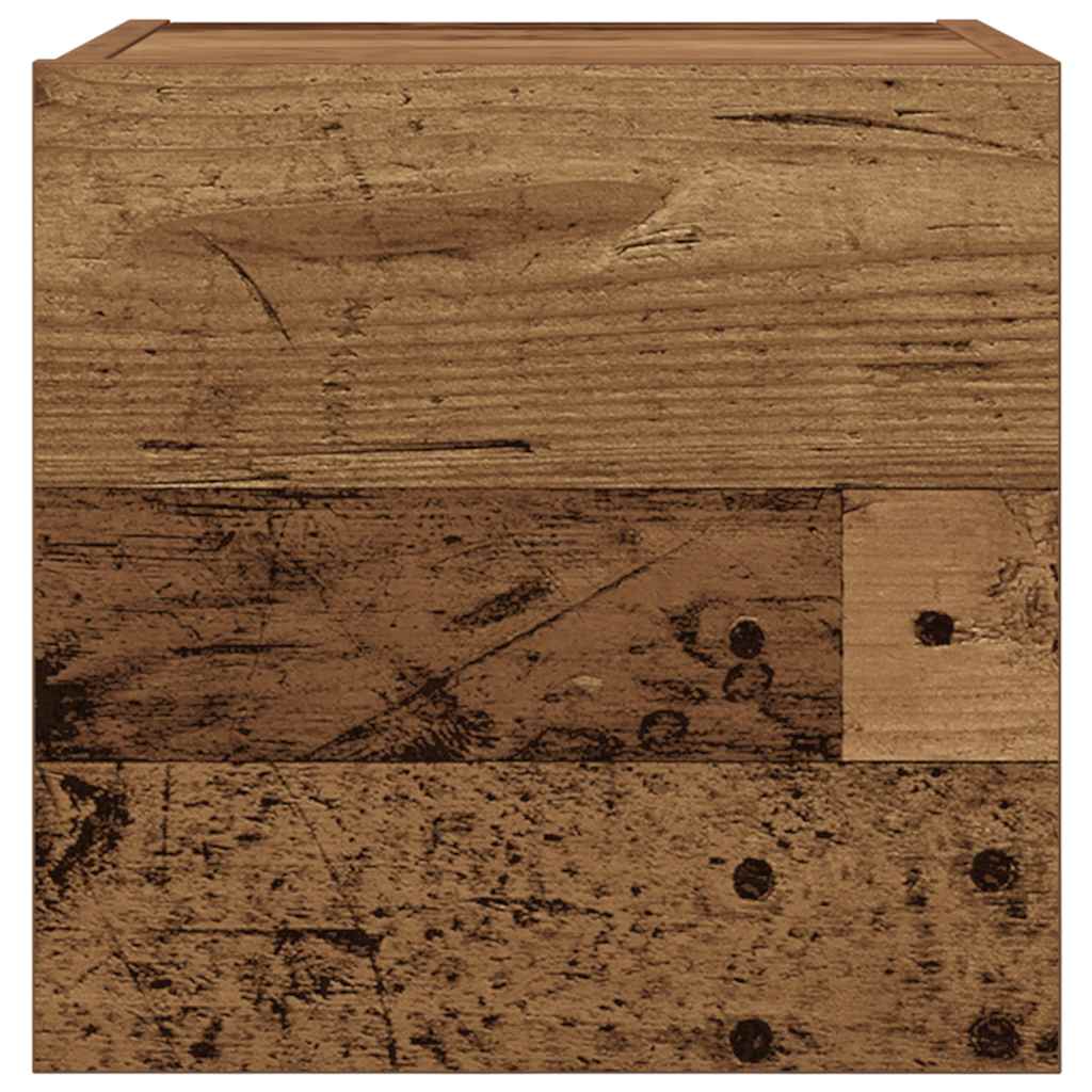 Wall-mounted TV Cabinet Set 30.5x30x30 cm 2 pcs Old wood