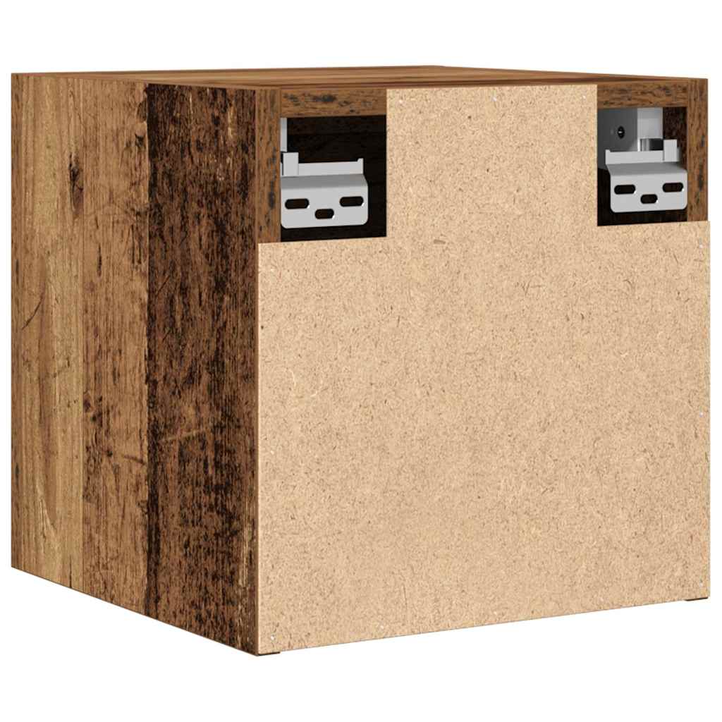 Wall-mounted TV Cabinet Set 30.5x30x30 cm 2 pcs Old wood