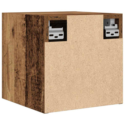 Wall-mounted TV Cabinet Set 30.5x30x30 cm 2 pcs Old wood
