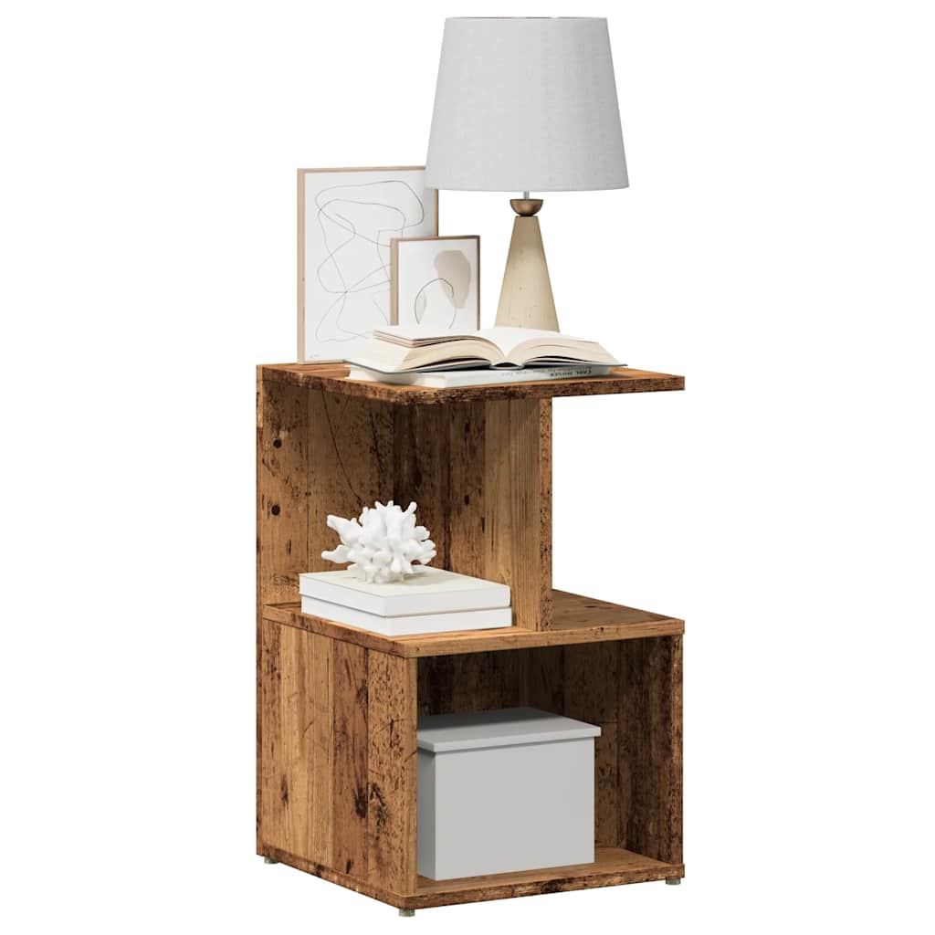 Bedside Cabinets 35x35x55 cm Engineered Wood 2 pcs Old wood