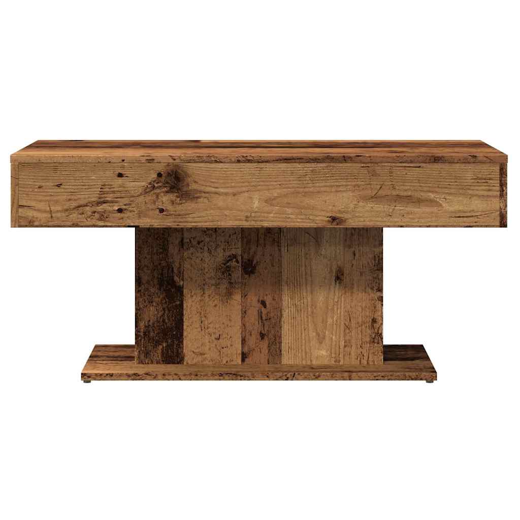 Coffee Table 96x50x45 cm Engineered Wood Old wood