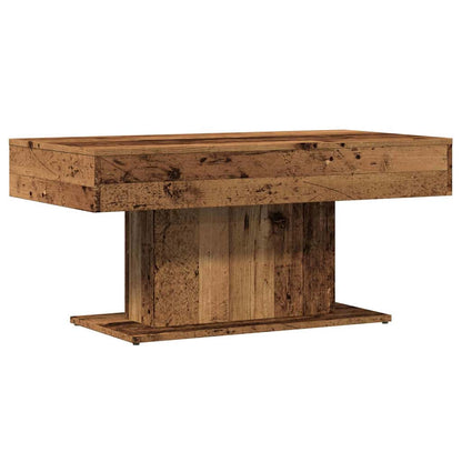 Coffee Table 96x50x45 cm Engineered Wood Old wood