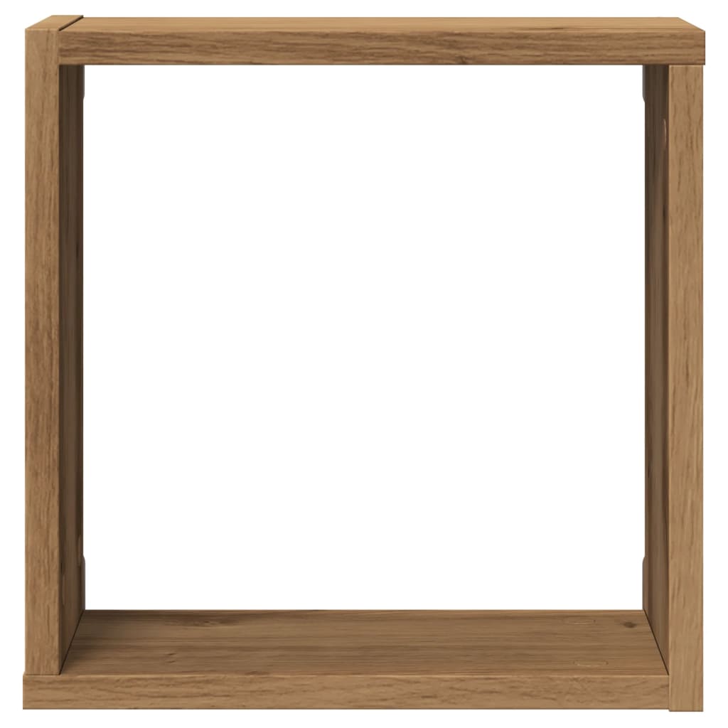Wall Cube Shelves 30x15x30 cm 4 pcs Artisan oak