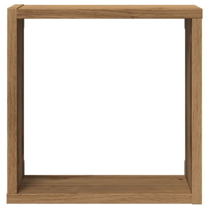 Wall Cube Shelves 30x15x30 cm 4 pcs Artisan oak