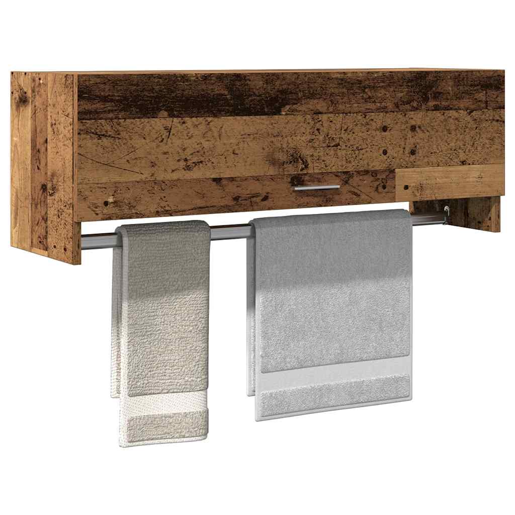 Wardrobe 100x32,5x35 cm Engineered Wood Old wood 100 x 32.5 x 35 cm