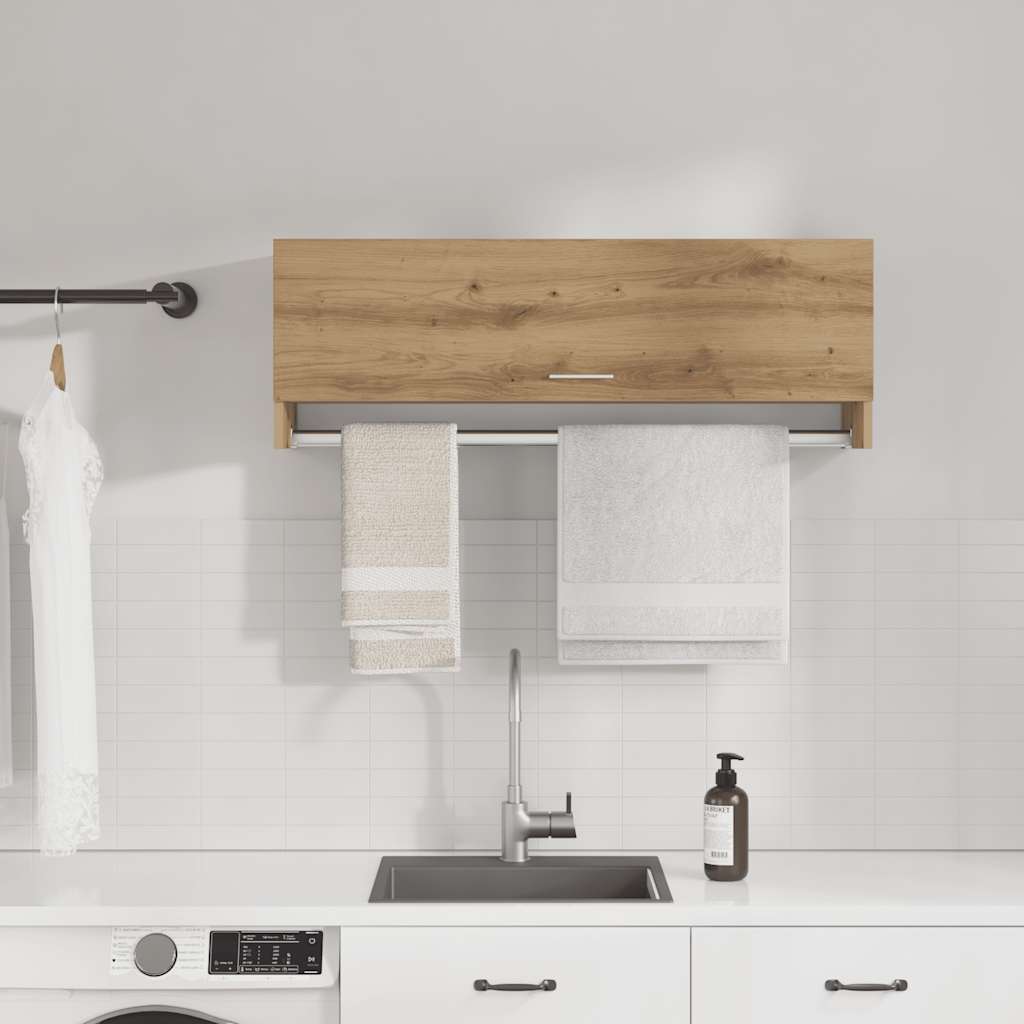 Wardrobe 100x32,5x35 cm Engineered Wood Artisan oak 100 x 32.5 x 35 cm