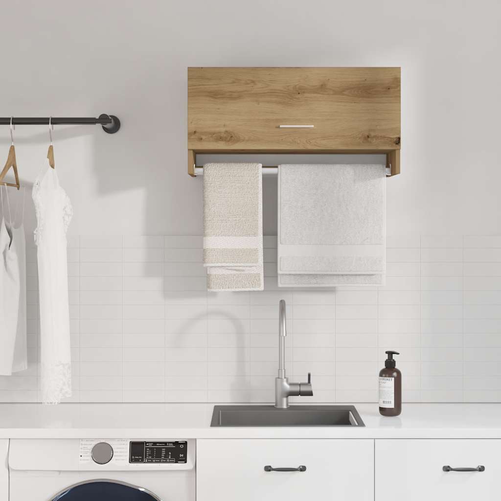 Wardrobe 100x32,5x35 cm Engineered Wood Artisan oak 70 x 32.5 x 35 cm