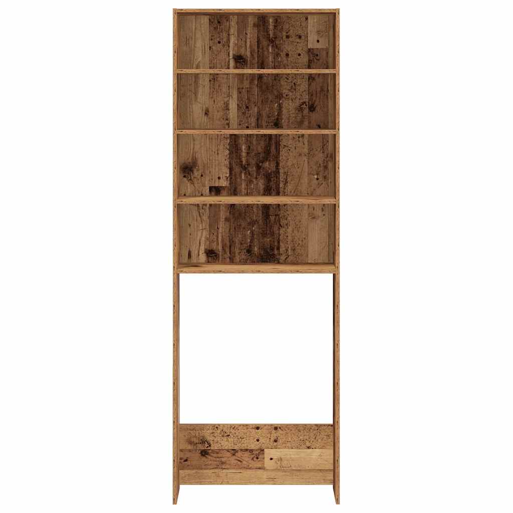 Washing Machine Cabinet 64x24x190 cm Old wood