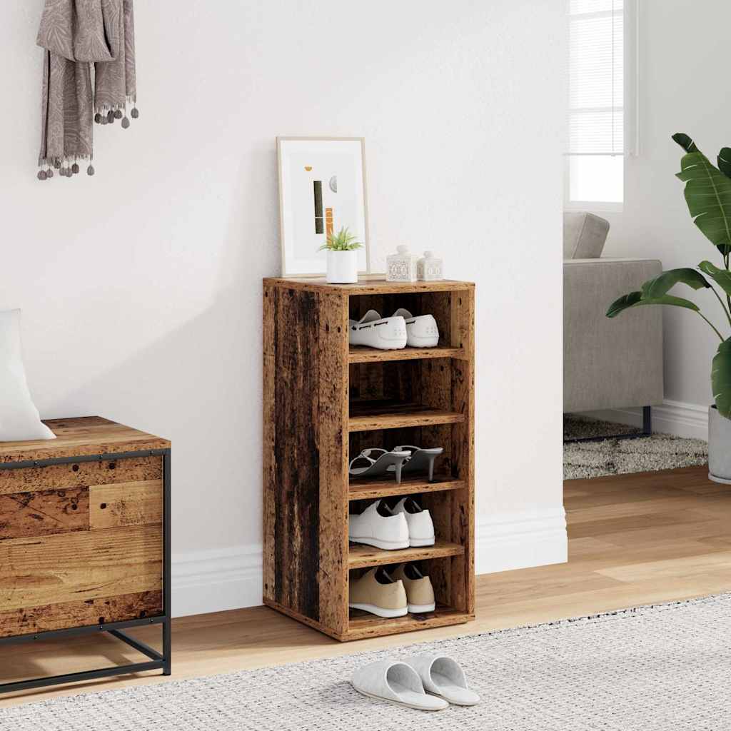 Shoe Cabinet 32x35x70 cm Engineered Wood Old wood Shoe cabinet without door
