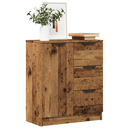 Sideboard 60x30x70 cm Engineered Wood Old wood