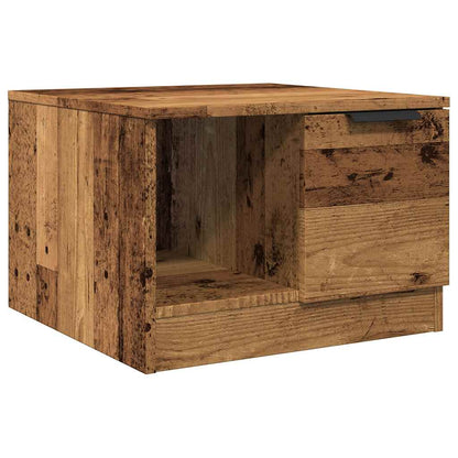 Coffee Table 50x50x36 cm Engineered Wood Old wood