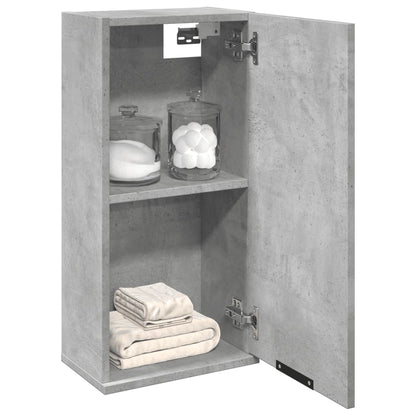 Wall-mounted Bathroom Cabinet 32x20x67 cm Concrete grey