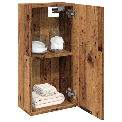 Wall-mounted Bathroom Cabinet 32x20x67 cm Old wood