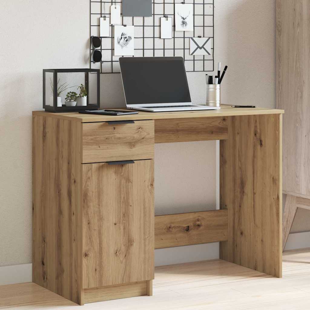 Desk 100x50x75 cm Engineered Wood Artisan oak