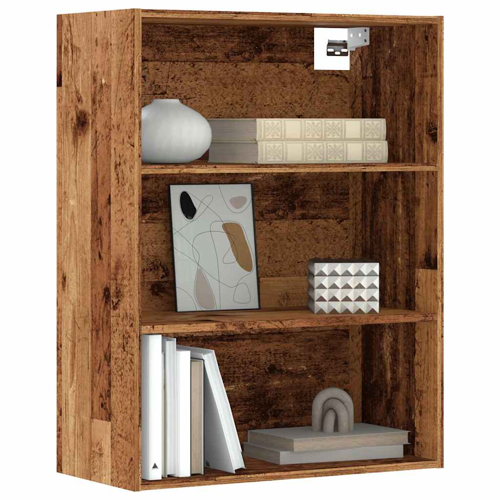 Hanging Wall Cabinet 69,5x32,5x90 cm Old wood